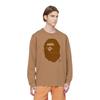 A Bathing Ape Ape head brushed-cotton sweatshirt 0ZXLTM111003N