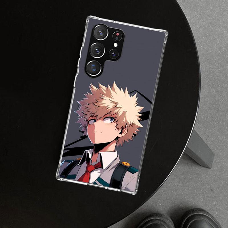 Чехол для телефона Katsuki Bakugo MHA My Hero для Samsung Galaxy S26 S25 Edge S24 S23 Ultra S22 Plus S21 FE S20 + Арт Индивидуальный