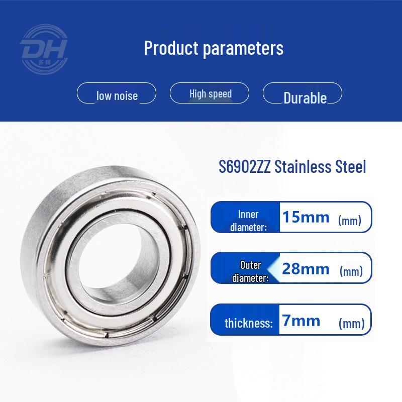 Stainless Steel Miniature Bearings: S6900ZZ, S6901ZZ, S6902ZZ, S694ZZ, S695ZZ, S696ZZ