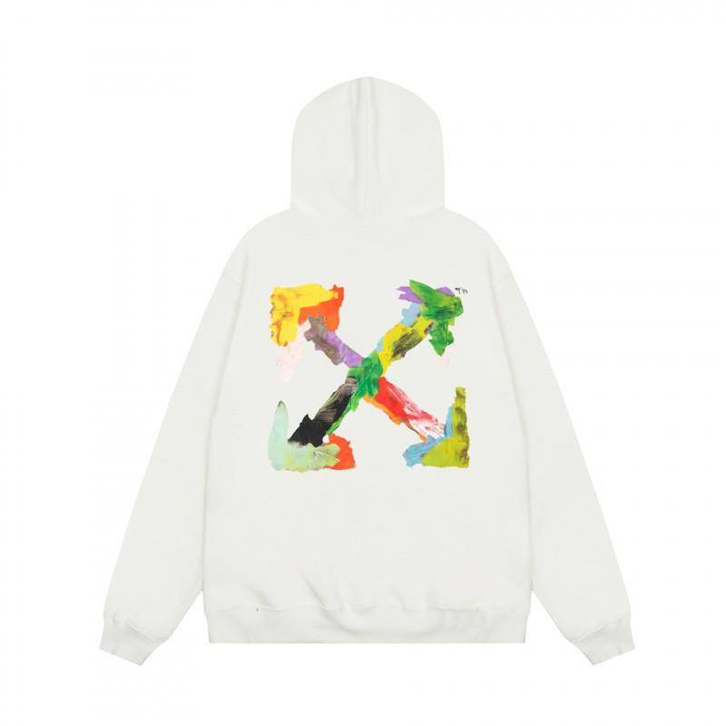 Unisex Oversized Hooded Sweatshirt With Arrow Print Casual Long Sleeve Pullover Teens Adults