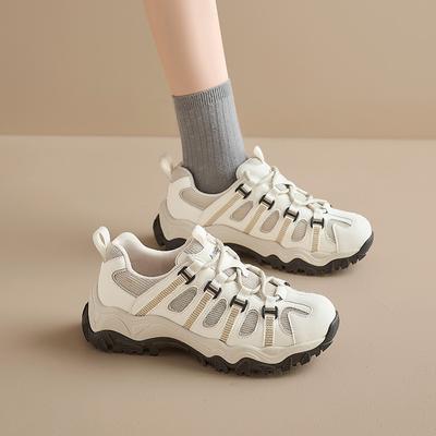 Августин Женские кроссовки для активного отдыха 2025 Новая весна Походные Белые Папины кроссовки Повседневные Кроссовки для бега