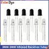10Pcs 3MM 5MM 850nm LEDs Infrared Emitter and IR Receiver Diodes Infrared To Tube For Arduino