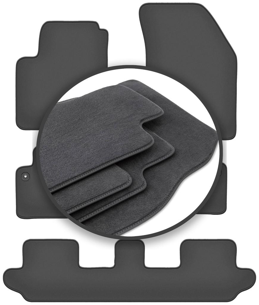 Автомобильные коврики премиум-класса для: Volvo XC90 I внедорожник 7 мест (2002-2014 гг.)