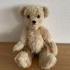 [USED] Antique Teddy Bear, Sitting Bear, Plush Toy, Beige, for Kids
