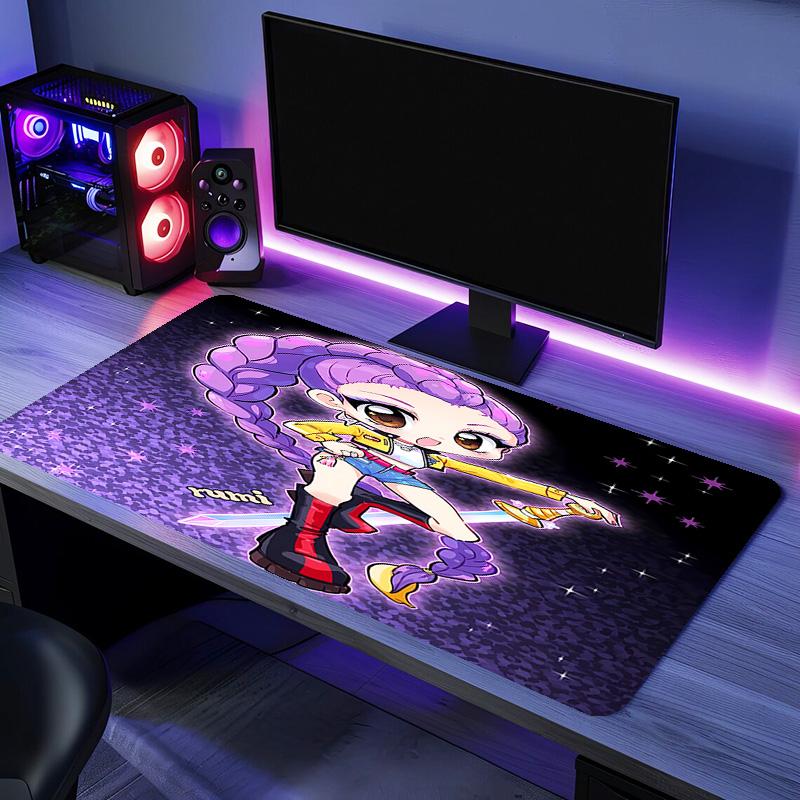 Kpop Hunter6 Mouse Pad - Non-Slip Rubber Base, Smooth Surface for Work,Gaming,Office,And Home Use, Desk Mouse Pad