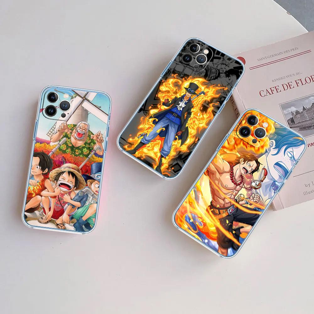 One Piece ACE Sabo Luffy Phone Case for LG K22 K30 K40 K40S K41 K42 K50 K50S K51 K51S K52 K61 K62 K71 K92 Q60 Q61 V40 V50 V60