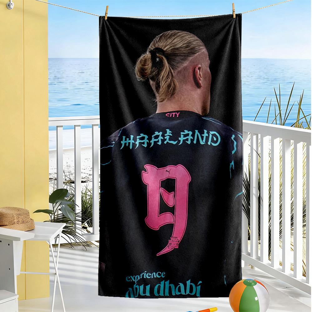 Haaland Style Beach Towel High Absorbency & Quick-Dry Comfortable Lightweight