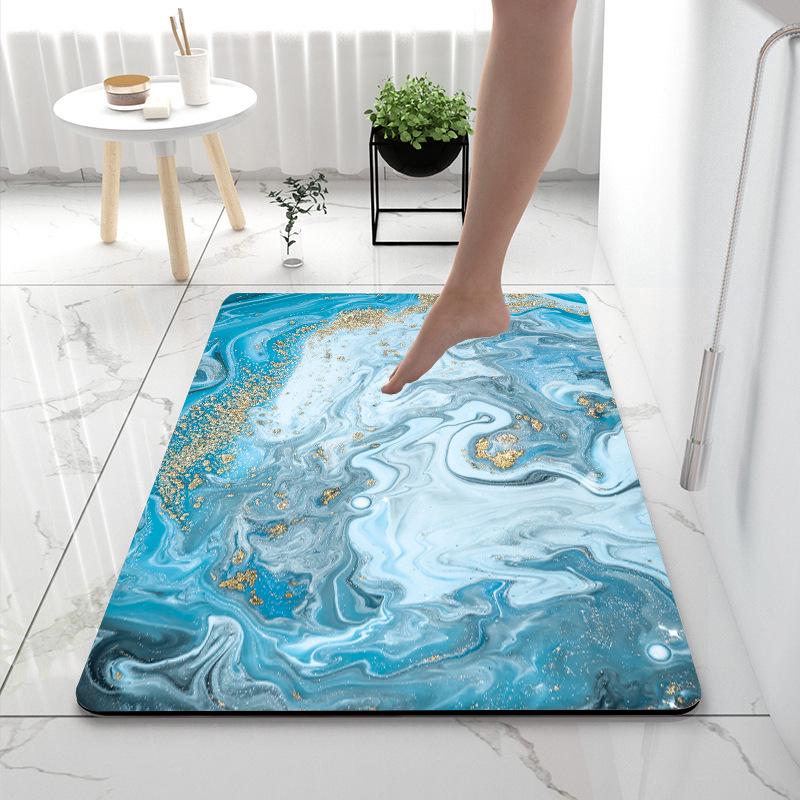 Dirt-Resistant Non-Slip Diatom Mud Bathroom Floor Mat