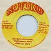7inch Record CONGO ASHANTI ROY - Days Chasing Days Kotoko 1979 Jamaica Reggae, Ska & Dub