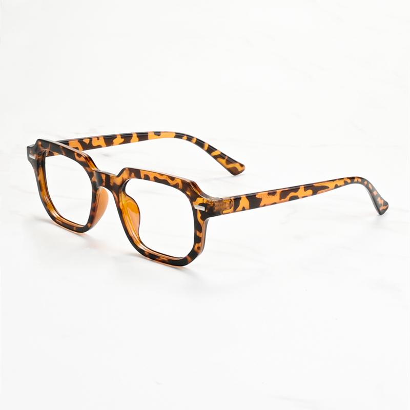 New Fashion Square Anti Blue Light Glasses Men Women Retro Vintage Clear Lens UV400 Protection Designer Brand