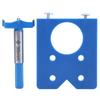 Hinge Hole Opener Blue Accuracy Locator Door Drilling Guide Woodworking Tools Set 35mm