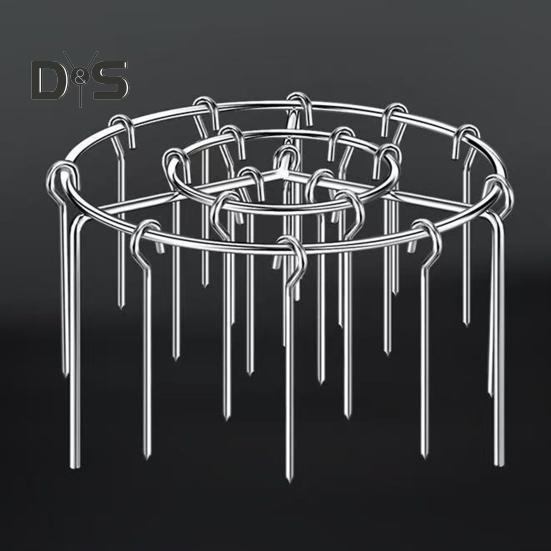 Подставка для шампуров для аэрофритюрницы Вертикальный держатель для гриля из нержавеющей стали для домашней кухни Шашлык Аксессуары для аэрофритюрницы для любителей барбекю