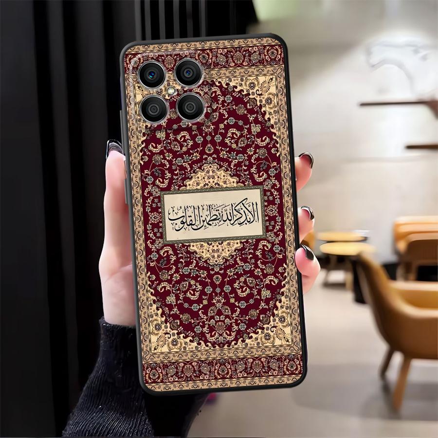 Персидский ковер Цветочный узор Чехол для телефона для Honor Magic5Lite 200 400 Lite 8X X6 X7 70 X8 X5b 90 X9a