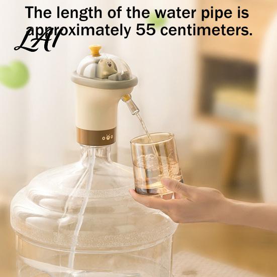 Desktop Water Pump for Office USB Electric Bottle Universal Bottles Cute Duck Drinking Wireless Dispenser Portable Jug Home Office Camping,