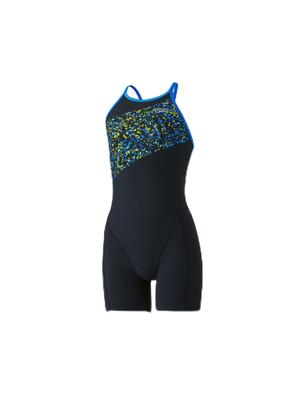 Спортивный тренировочный купальник для плавания Sea Dots TurnS Short Kneeskin STW12360 L [Speed] Синий/Лимонный