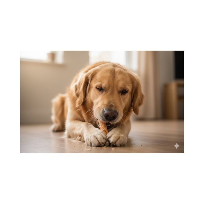 Friandise chien Bâton Blanc avec poulet