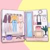 Милая Книга для Девочек Тихая Книга Одевалка Книжка-наклейка Игрушка DIY Ручная Работа Набор Материалов для Игрушек Детская Образовательная Антистрессовая Игрушка