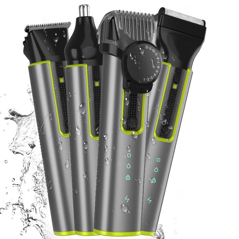 MIJIA New Men's MultiFunction IPX5 Waterproof Grooming Kit Pro Electric Hair Clipper 4-in-1 Shaver Nose Hair Trimmer Set