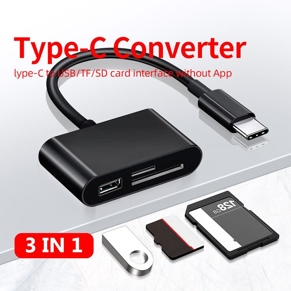 Laptop Data Transfer Memory Card Micro USB Card Reader USB Type-C OTG Adapter