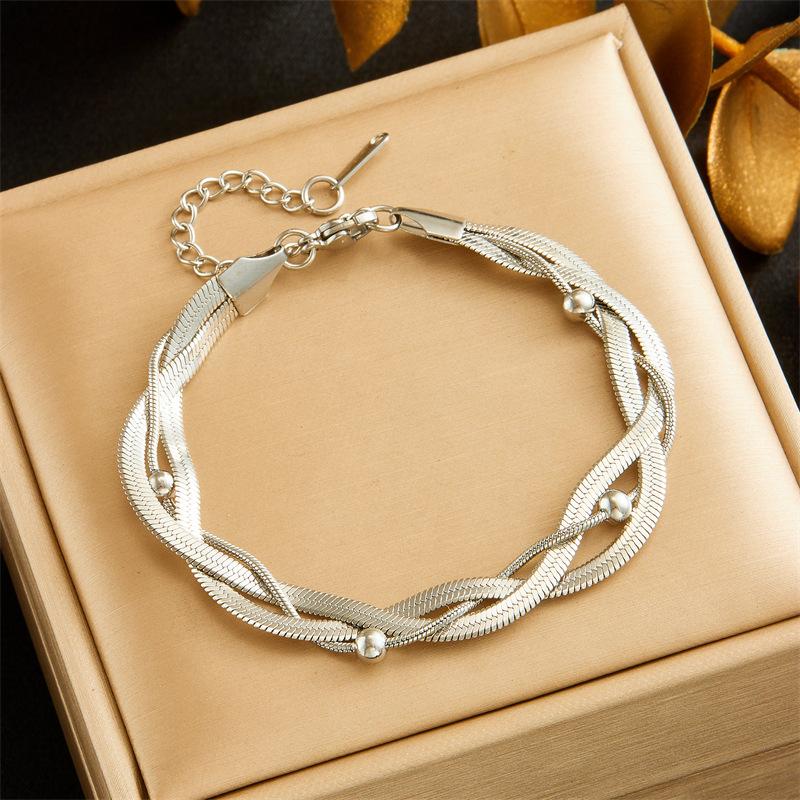 Fashion Jewelry Butterfly Heart Star Chain Pendant Bracelet for Women