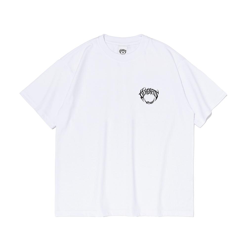 Футболка с коротким рукавом и круглым логотипом OTHERFITS (белый)