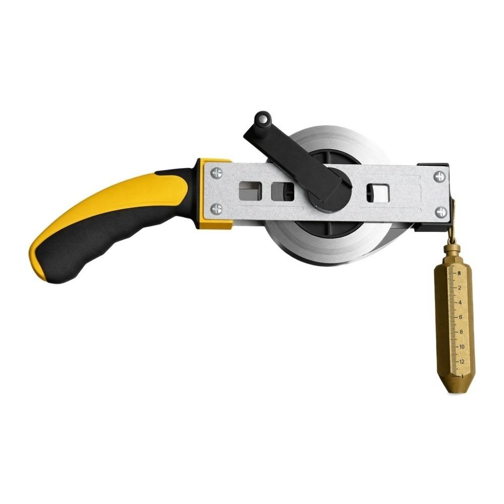 20M Length Fuel Measuring Tape Brass Plumb Bob Oil Gauging Tape  Deep Fuel Storage Tanks