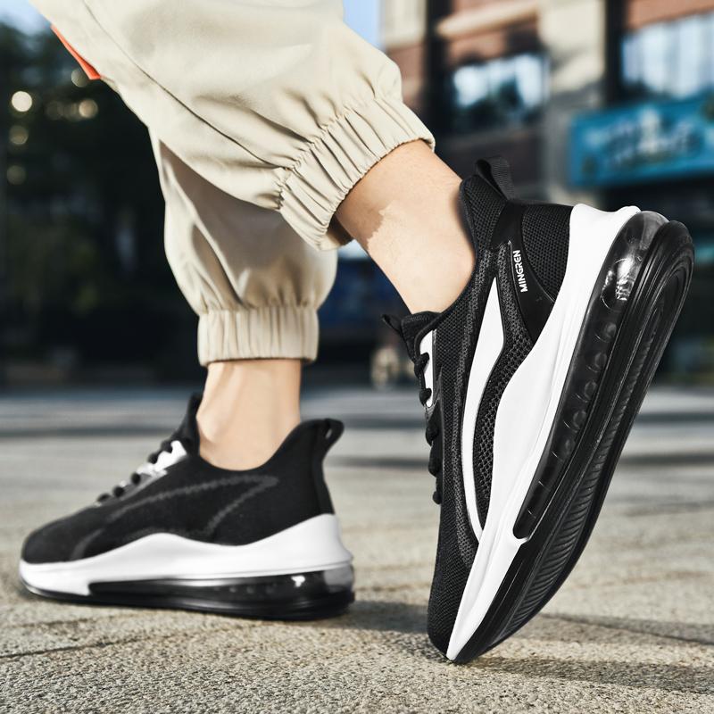 Мужские легкие кроссовки большого размера с дышащей сеткой на воздушной подушке, мужские кроссовки, кроссовки для бега, мужская обувь для тенниса