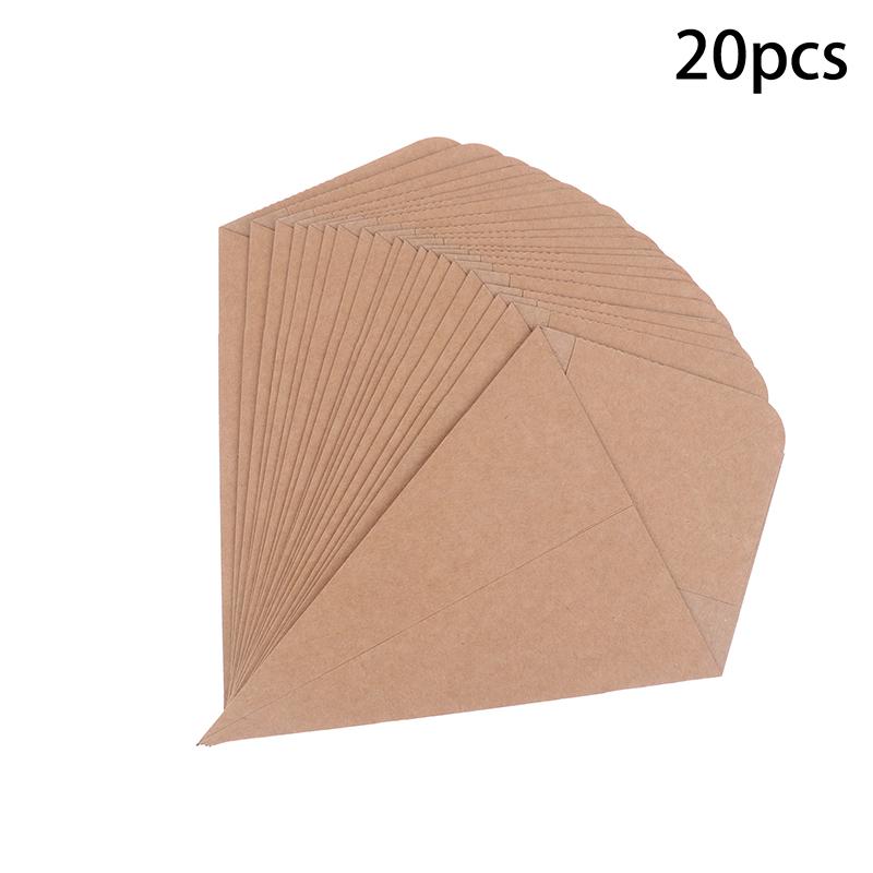 M-20Pcs Disposable French Fries Paper Cup Kraft Paper Fry Charcuterie Cups Snack Dessert Cake Popcorn Party DIY Bakin Supplies