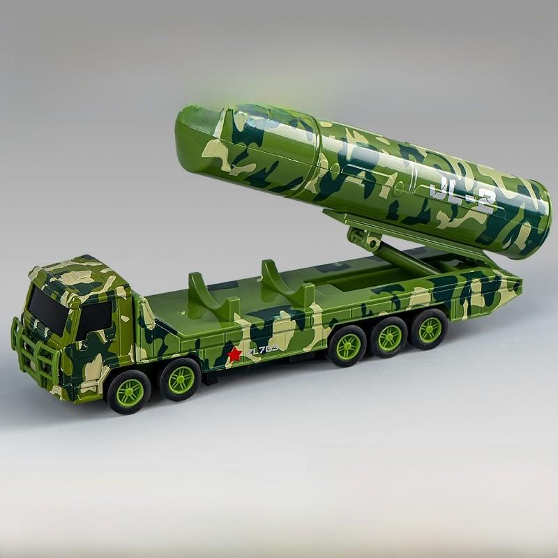Boys Alloy Military Vehicle Model With Inertia Drive For Action Play