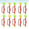10pcs Kids Trumpet Toys Plastic Trumpet Toy Funny Noise Making Tools Cheering Prop (random Color)