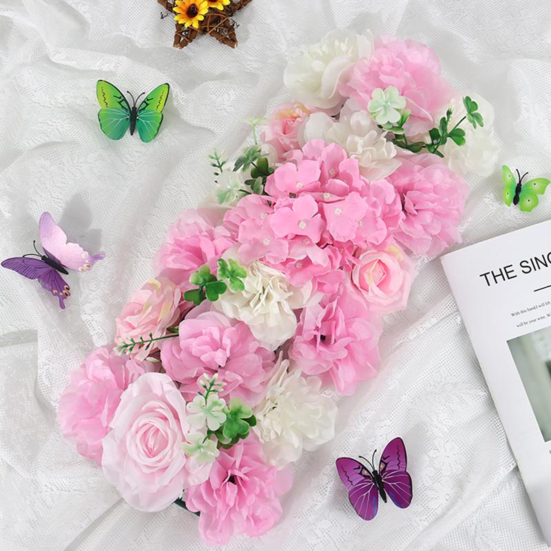 Искусственные цветы, свадебные украшения, арка, шелковые пионы, розы, искусственная арка, цветочный декор, украшения для приема/банкета