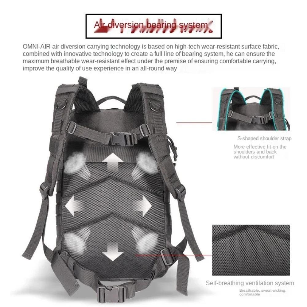 Тактический рюкзак 25 л Большой Рюкзаки для походов Сумки Мужской деловой рюкзак Дропшиппинг