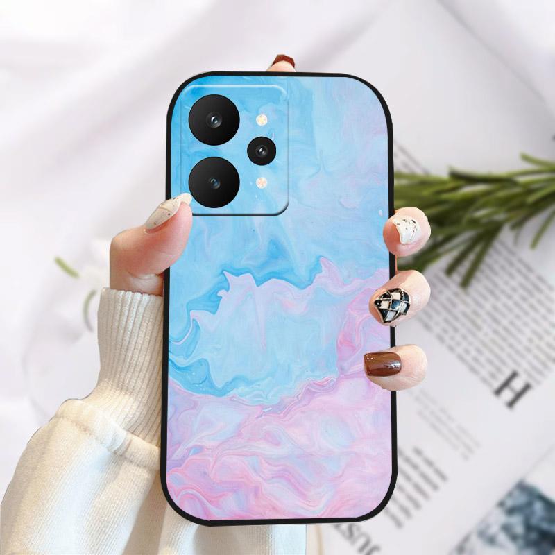 Чехол для Realme 15 15Pro 5G Стильный чехол с принтом на задней панели Для Realme15 15 Pro Мягкий ТПУ Силиконовый Funda Capa RMX5101 RMX5106 Бампер