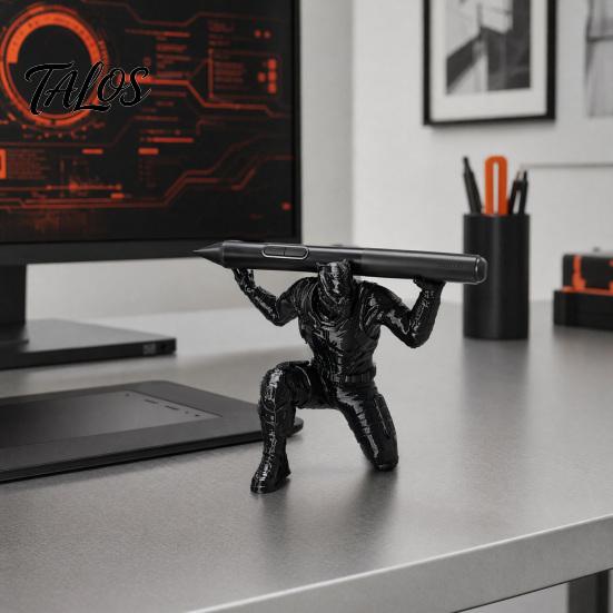 Тактический держатель для ручек Герой, 3D-печатный настольный органайзер, Подставка для карандашей в виде фигурки для офиса, Коллекционный подарок