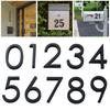 Modern 3D House Numbers Heavy Duty Rust-proof Simple Installation Modern House Address Numbers for Outside Home Front Door
