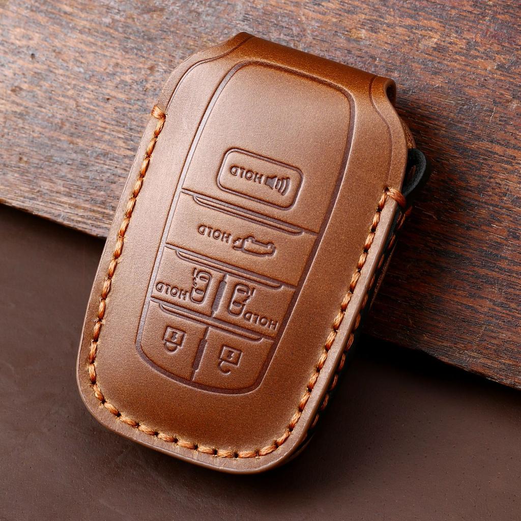 Leather Key Case Suitable for Toyota Senna Key Case Leather High-end Car Key Case