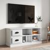 VidaXL TV Stand White 102x35.5x47.5 Cm Engineered Wood 816176