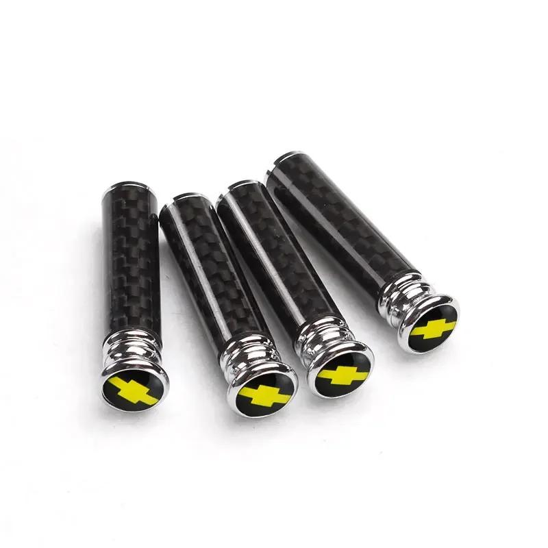 Carbon Fiber for Chevrolet COLORADO Corvette IMPALA AVEO CAPTIVA CRUZE EQUINOx LACETTI MALIBU Car Door Lock Pins Bolt Cover