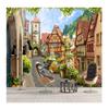 Фотообои Декоративная стена Итальянский город Уличный пейзаж 3D Фреска Гостиная Спальня Фреска