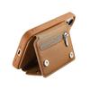 Compatible For Samsung Galaxy A56 5G Case D-Ring Holder Leather + PC + TPU Phone Cover with Wallet Kickstand