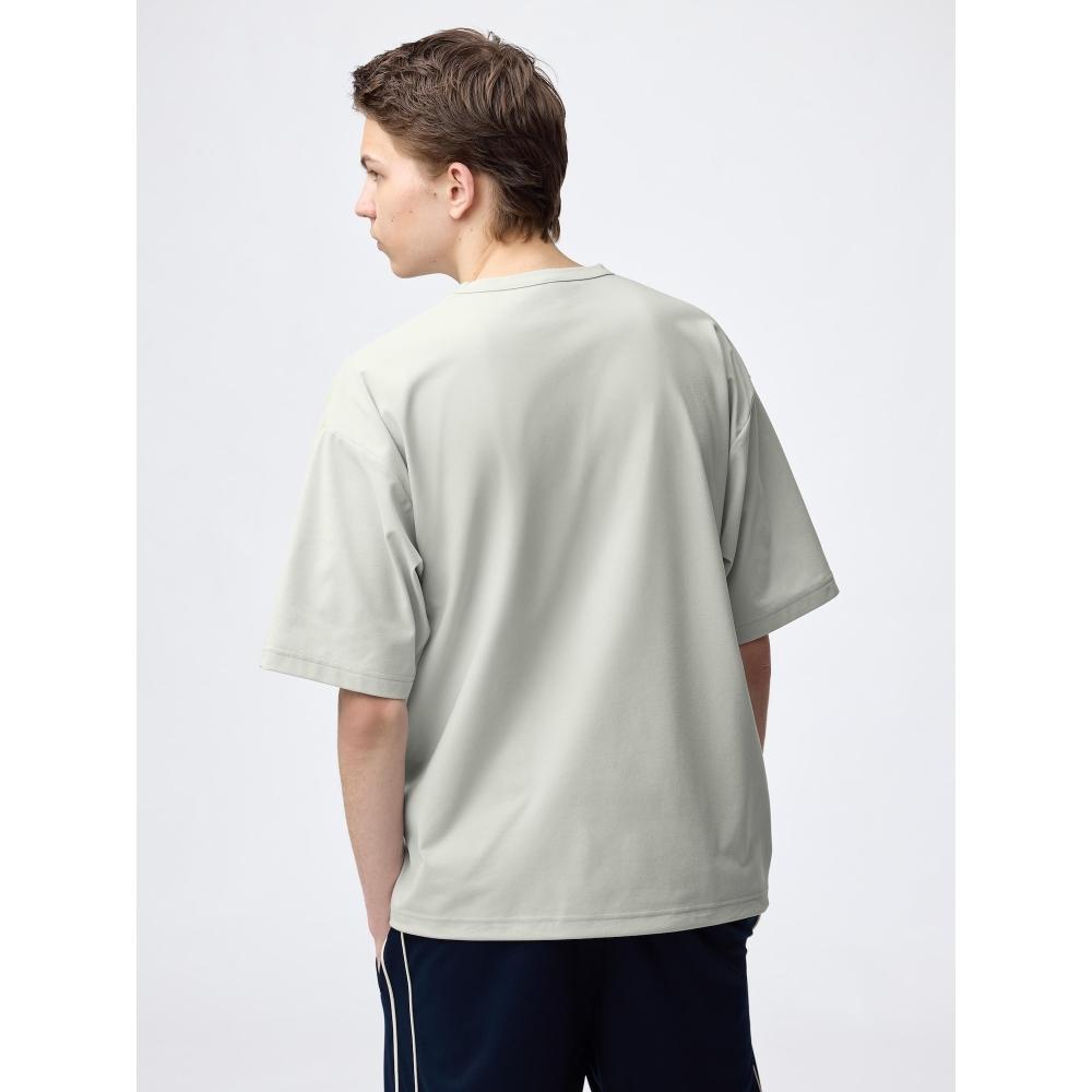 GU by Uniqlo Короткая футболка оверсайз из эластичной ткани