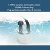 Ultrasonic Fog Machine Ultrasonic Mist Maker Copper Single Head Fog Machine for Pond Fireplace Landscape DC24V 650mA Pond Fogger