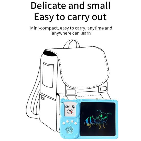 Learning Machine Interactive Flash Cards LCD Writing Tablet 255 Double-Sided Cards with Real Animal Vehicle Sounds Interactive Learning Toys