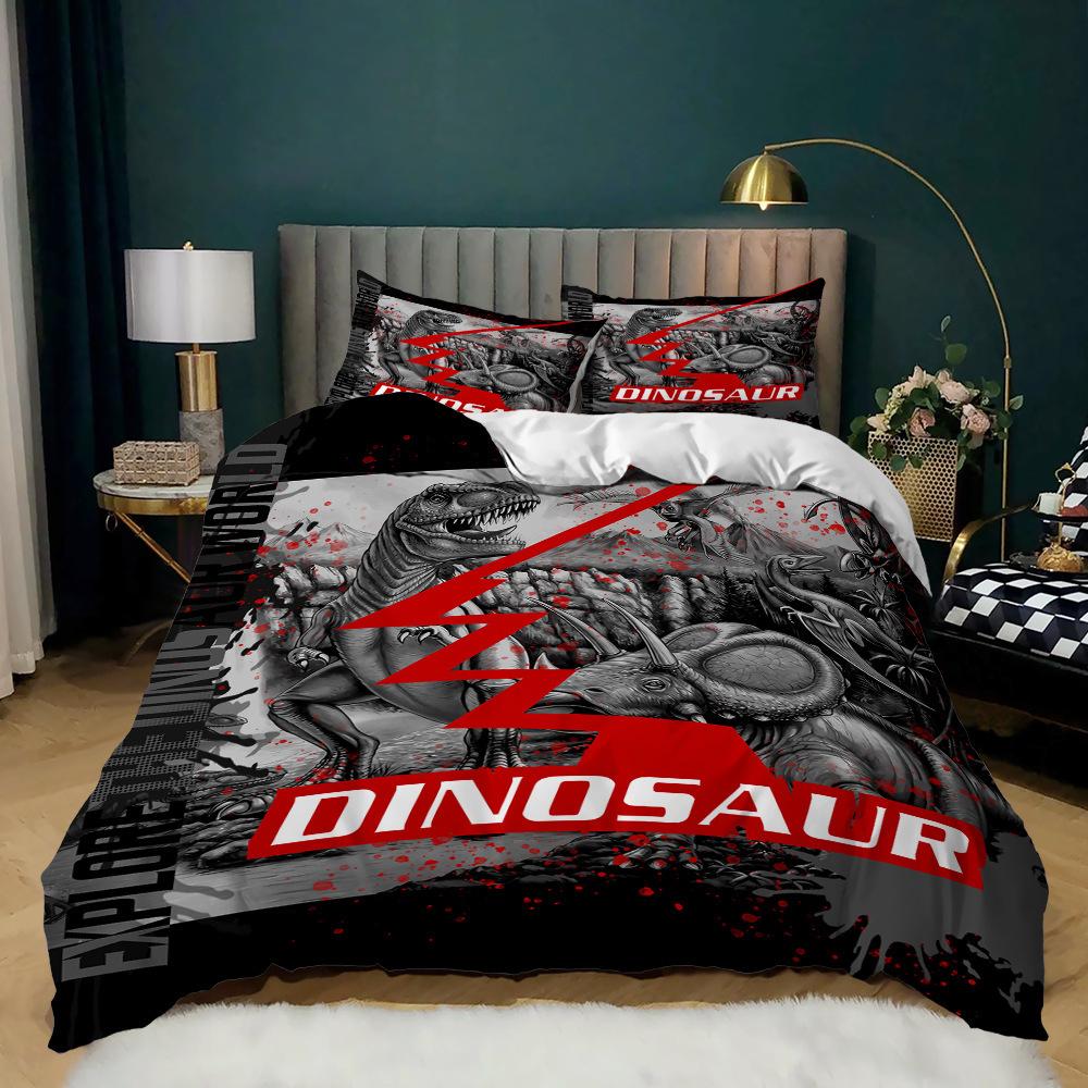 Gamepad Kit 3D Digital Printing Quilt Cover E-Sports Boy Bedding Three-Piece Set