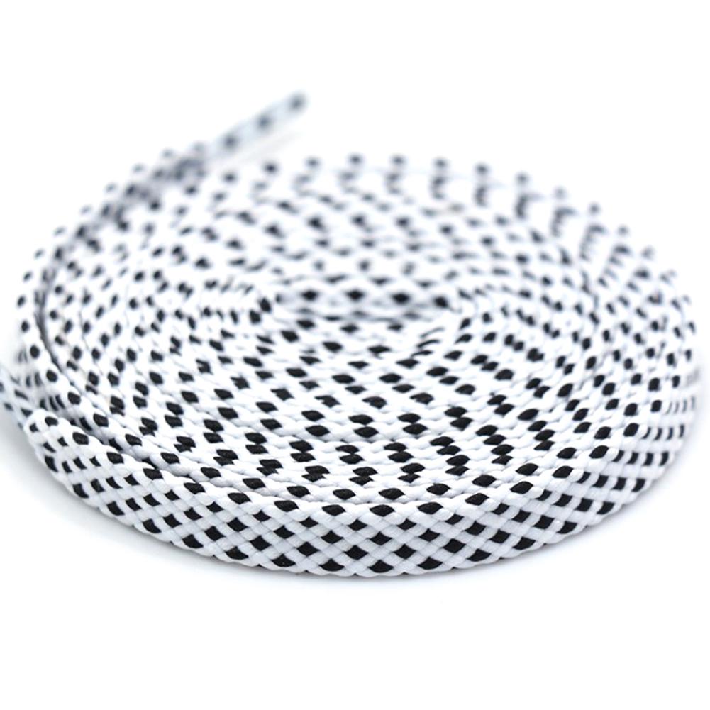 1 пара плоских шнурков, двухцветные повседневные кроссовки, кружевная обувь унисекс, веревочные аксессуары, модные аксессуары