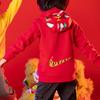 Nike Детский свитшот с капюшоном с принтом логотипа головы тигра Детский свитшот Красный DR9699-687
