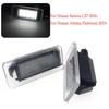 2x 18 LED White Car Number License Plate Lights Lamps Error Free For Nissan Serena C27 2016- Nissan Altima 2019- Car Accessories