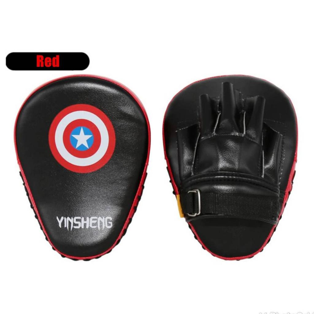 1 шт., набор боксерских ручных мишеней для ММА, боевых тайских кикбоксинговых подушек, черные тренировочные боксерские подушечки для каратэ, боксерские сумки для спарринга, перчатки фокуса