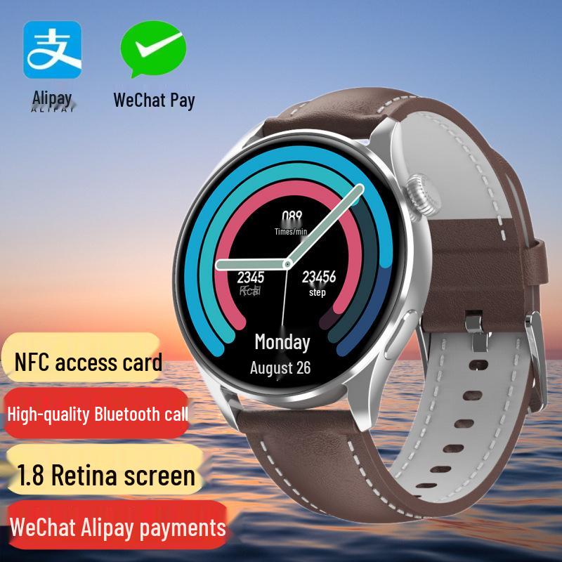 Умные часы Watch5 Sport: Многофункциональный OLED HD экран с Bluetooth
