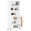 VidaXL Highboard White 69.5x34x180 Cm Engineered Wood 3189957